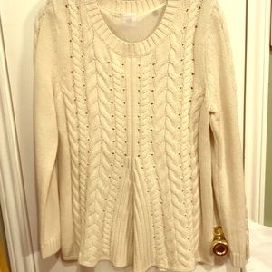 Cabi lace up sweater